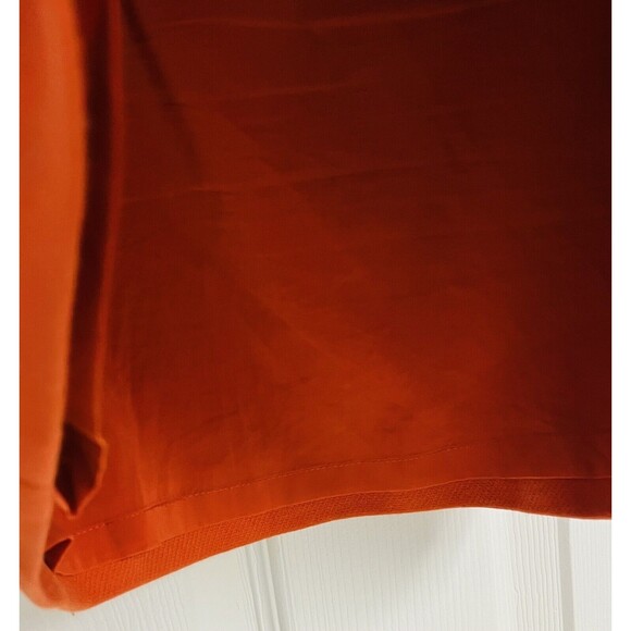 Ann Taylor Womens Size 4 Lined Pencil Skirt Textured Knit Orange - Picture 6 of 10